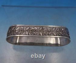 Rose De Kirk Sterling Silver Napkin Ring #19 2 3/4 X 1,7 Ozt. (#6376)
