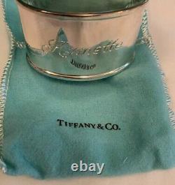 Tiffany & Co. Sterling Silver Napkin Ring Annette Gravure Nom