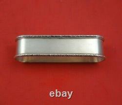 William Et Mary Par Lunt Sterling Silver Nappkin Ring 3 1/4 X 3,8 Ozt
